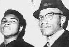 Malcolm X and Muhammad Alì