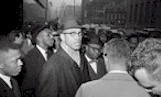 Malcolm X in the crowd